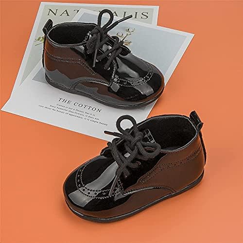 Meckior/ Класически Сватбени Лоферы от Изкуствена кожа За по-малките момчета и Момичета; на Модела обувки-Oxfords с перфорации тип Броги