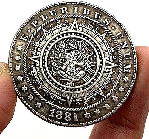 Ada Криптовалюта 1881 Лутане Монета Любима Монета на маите Възпоменателна Монета Посеребренный Биткоин Монета айта Украса