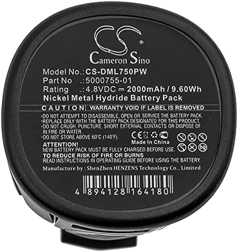 Замяна на батерията BCXY за DL 750-02 750 7300-N/5 MiniMite 750-02 7300-N/8 7300-PT 7300 755-01 5000755-01