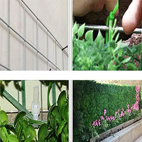 YNFNGXU Реалистична Зелена Растителна панел Изкуствена плет Екран за уединение Тревата (50x50 cm) Вътрешна и външна стена на Пейзаж