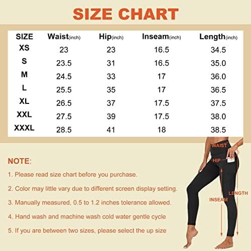HIGHDAYS 3 Опаковки Леггинсов за жени с джобове - Капри За тренировки с Висока талия, Панталони за Йога