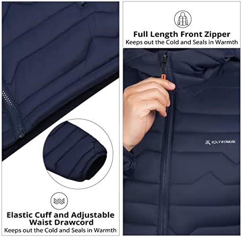 Зимни якета с подплата, Extremus Outlook Peak - Мъжки яке, Ветрозащитная и Водоотблъскваща Яке с качулка за мъже