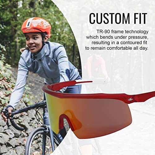 Поляризирани спортни Очила Global Ръкавица Walleye с технологията Performance Fog, Устойчиви на счупване и износване