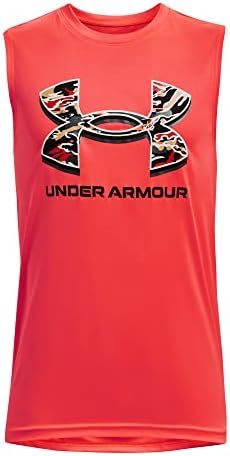 Тениска с изображение на мускулите за момчета Under Armour