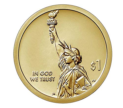 2018 P Американската Новаторска монета на стойност 1 долар - Ролка от 25 доларови монети се съхранява в монетния двор на САЩ, Без да се