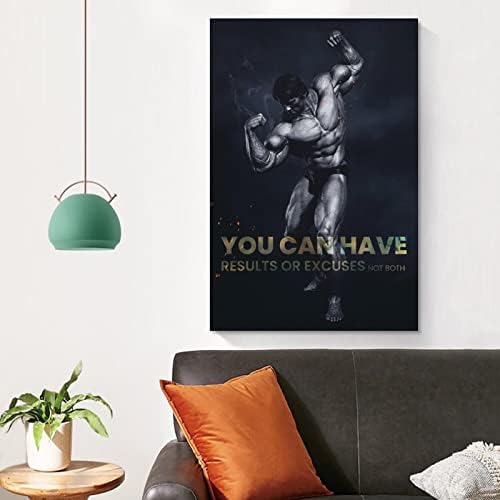 Постер с Упражнения на Арнолд Шварценегер, Плакат за домашно фитнес зала, Плакат в стил Арт-Деко, Плакат за Спални, Платно,