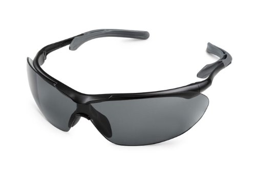Защитни Очила Портал Safety 35BK83 с Летателно Подплата За очи, Сиви Лещи, Черна Дограма