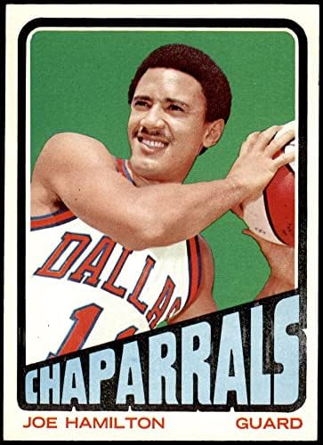 1972 Topps 227 Джо Хамилтън Далас Чапарралс (Спърс) (Баскетболно карта) NM + Чапарралс (Спърс) N. Texas St