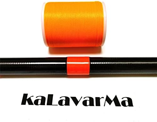 Конци за ликвидация въдица Kalavarma Луминесцентна 7 цвята Всяка макара 130yd 120 м В пакет добавете Допълнителна нишка