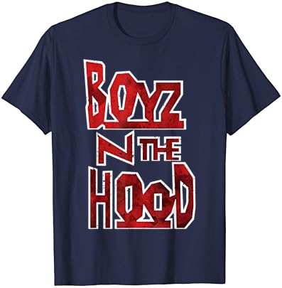Тениски с логото на филма Boyz N The Hood Word Stack