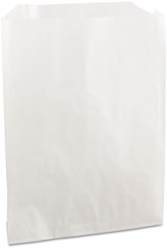 Опаковки за сандвичи/сладкарски изделия Bagcraft Papercon PB19, устойчиви на мазнини, 6 x 3/4 x 7 1/4, Бяла, 2000 бр /Кашон