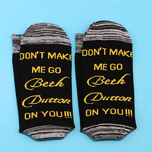 JXGZSO 2 Чифта чорапи за феновете B D Don ' t Make Me Go Чорапи B D On You Подарък за феновете на (B D On You)