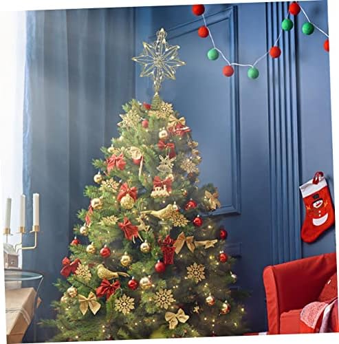 SEWACC Анисовое Дърво Върхът на Звезда Decoraciones Navideñas para Exteriores Коледен Декор Външен Декор Навершие Коледни