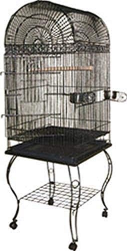A&E CAGE Company 001046 Platinum Икономична Куполна клетка за птици, 20 x 20 x 58, Бяла (платина 600A)