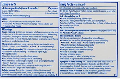 Прах BC PDQ | 48 единици | на Прах аспирин BC (50 броя)