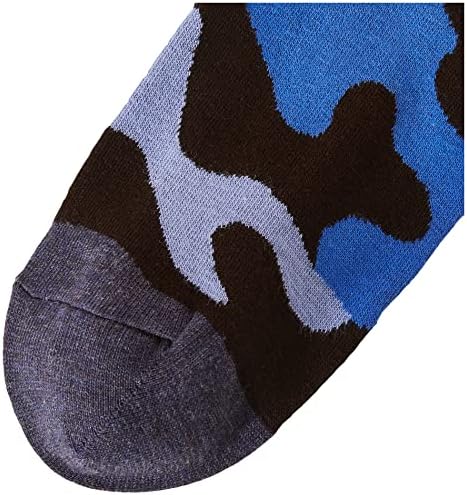 Мъжки чорапи Hot Сокс с забавен модел и Однотонным Екипаж, 1 чифт, опаковка - Стръмни и класически, Нестандартен, Модерен Дизайн
