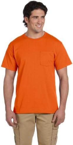 Мъжки t-shirt Jerzees Big от 50/50 памук/Поли С джобове