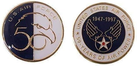 Са подбрани Монета Предизвикателство към 50-годишнината на военновъздушните сили на /Покер с Логото / Happy Чип