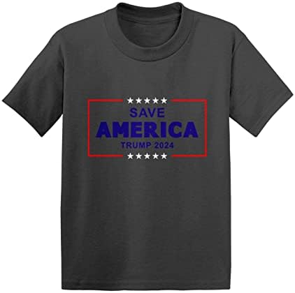 Спаси Америка Тръмп 2024 - Тениска MAGA Vote за Бебета / Деца от Futon Джърси