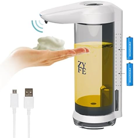 Опаковка пенящегося сапун за ръце - Акумулаторна батерия, Автоматично, без контактен, 22 грама / 650 мл за баня