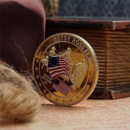 Монета на повикване, зашити на американската Бетси Рос Звезди и ленти, Възпоменателни монети, Американските Звезди и Ленти, Исторически