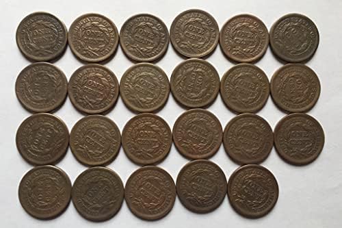 27.5MM1842 Голяма Дата Американска Монета с Медна Монета Старинни Занаяти Чуждестранна Възпоменателна Монета