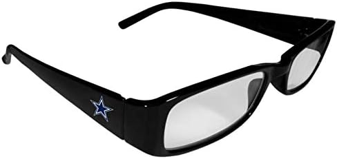Очила за четене Siskiyou Sports NFL Dallas Cowboys Унисекс с принтом, 1,50, Черни, Един размер