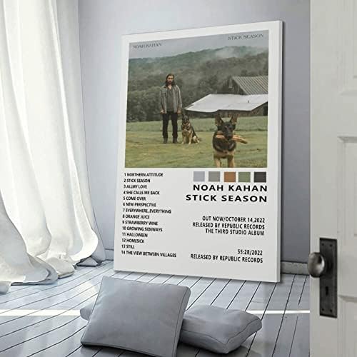 Плакати на Ной Кахана На Клечка Плакат със сезонен албум, Платно, Художествен Плакат и Монтиране на изкуството с Картинным Принтом,