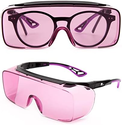 Защитни Очила Amorays, Фарове за Очила, Надеваемые на Върха Точки, Защитни Очила, Блокиране на Синята Светлина, за Жени и Мъже