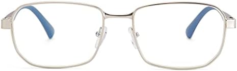 Очила за Четене С Увеличение За ОЧИ В Хипстерском Стил В Метална Рамка, Блокер Синя Светлина