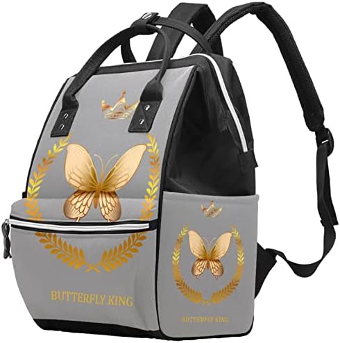 Пътен Раница GUEROTKR, Чанта За Памперси, Рюкзачные Чанти За Памперси, Golden King Butterfly