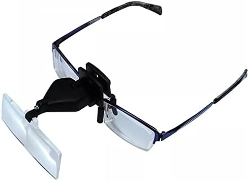 Лупа със Скоба за очила TREXD Hands Free с Подсветка и 3 Регулируеми Лещи за Ремонт