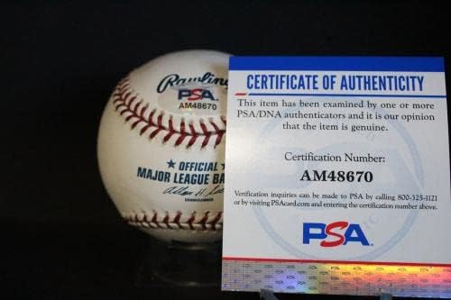 Автограф Ирва Норена (световен шампион 1952 г.) в бейзбола Auto PSA/DNA AM48670 - Бейзболни топки с автографи