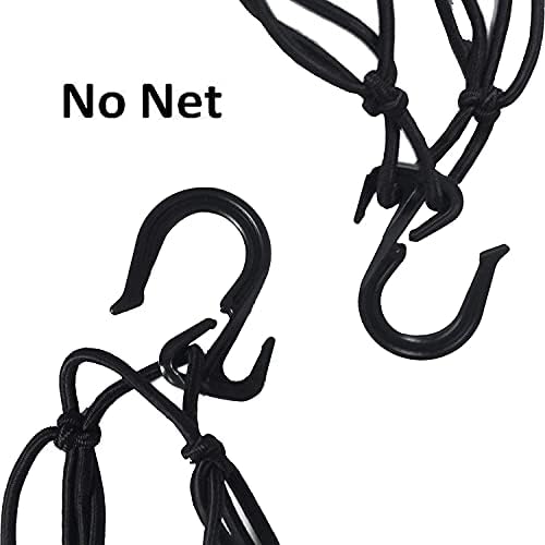 Опаковка от 30 Мрежести шок въжета, Куки за бънджи-въжета, Куки за карго мрежа за бънджи кабел, за да направите свои собствени