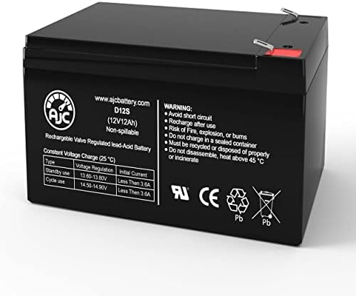 Батерията на AJC, Съвместим с Moderno Kids Mercedes CLA45 AMG с Майка дистанционно управление 12V 12Ah Ride-On Играчки Battery