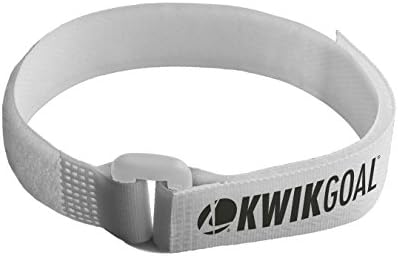 Колани за закрепване на мрежа за врата Kwik (опаковка от 30 броя), бял