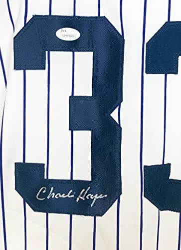 Чарли hayes награди с автограф подписа джърси МЕЙДЖЪР лийг бейзбол Ню Йорк Янкис JSA COA