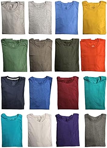 Мъжки Памучни Тениски SOCKS'NBULK С кръгло деколте и Къс Ръкав в Различни Цветове на Едро