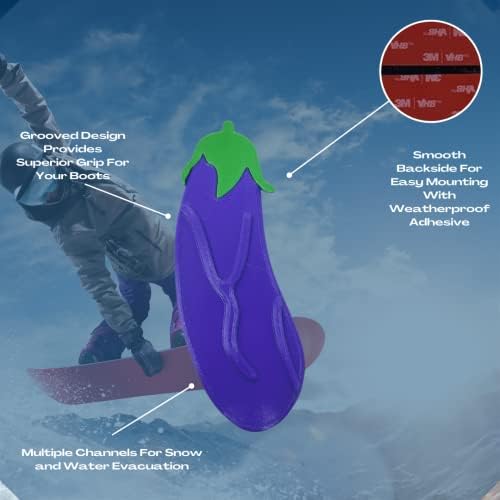Степенка за сноуборд FRESHe - Нископрофилен фигура шипове - Специализирани крака, предназначена за по-добро сцепление със сноуборд -
