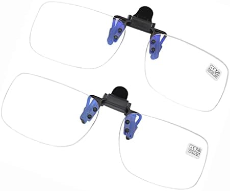 Очила за четене с клипс SXDS -Light, Откидывающиеся нагоре и надолу, Без Увеличително стъкло, лесно и удобно в переноске, подходящ