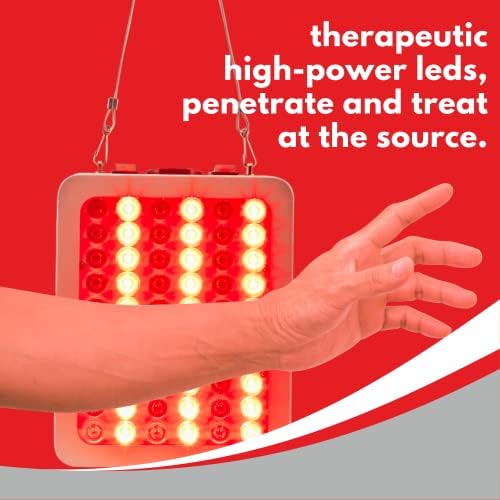 Терапия с червена светлина SHINE® 300 за тяло - Медицински панел за терапия Червен инфрачервен светлина - 60 светодиода с мощност