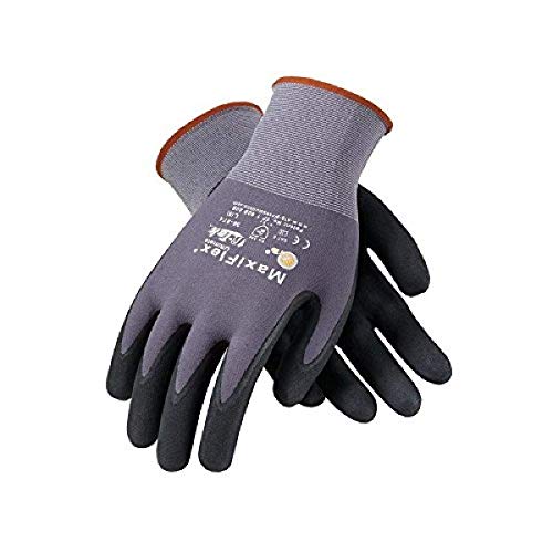 Ръкавици с нитриловым покритие за дланите на PIP 34-874/XXL Maxi Flex, Ultimate 34874, Сив, 2XL (36 двойки)