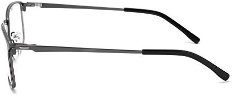 Компютърни очила за четене MEDOLONG Против Blue Light Без главоболие в метална рамка-LH7080(C4, антисиний, 200)