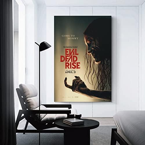 Плакати с филми на ужасите Evil Dead Rise 2023, плакати за Мъже, стенни Художествени Картини, Платно, стенен Декор, Домашен Интериор,