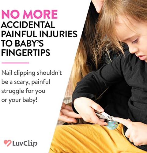 LuvClip Регулируеми Детски Машина за рязане на нокти, Ножица за нокти за деца, нокторезачки за деца, вещи от първа необходимост