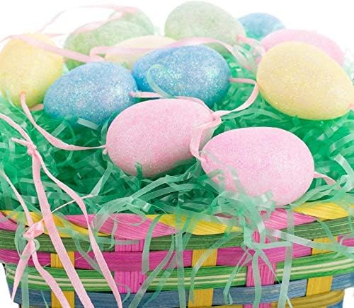Гирлянда от Великденски яйца в пастелни цветове | 80 см x 1,75 инча