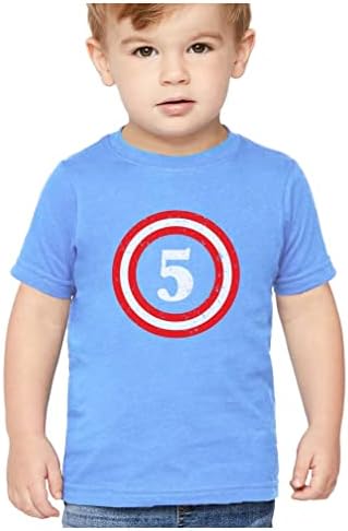Капитан 5th Риза За рождения Ден, За Момчета И Момичета 5-Летни Подаръци За Деца Детска Тениска