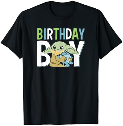 Междузвездни войни: Мандалорец Дължи, рожден ден момче, Прегръдки Синьо-Зелена Тениска