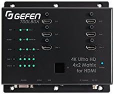 Матрицата Gefen GTB-HD4K2K-442-BLK | 4x2 за HDMI с поддръжка на UltraHD