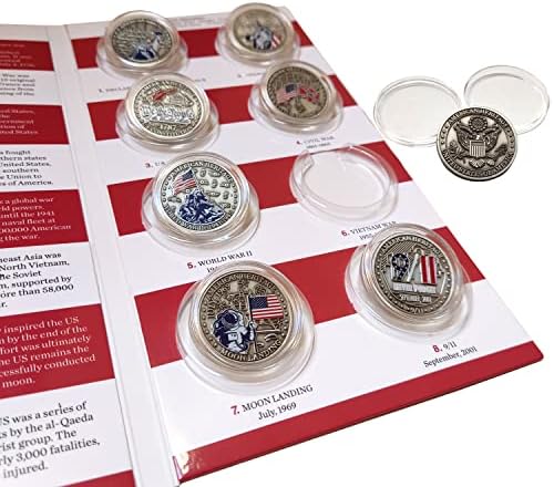 Колекция от монети на САЩ - 8 редки монети на американския наследство - Събират монети - Монети за колекционери - Комплекти сбирка от
